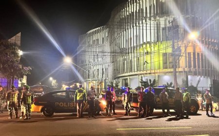 Petugas Gabungan Patroli Skala Besar Cegah Aktifitas Balap Liar di Banyuwangi