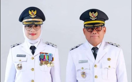 Ipuk Fiestiandani – Mujiono Resmi Dilantik sebagai Bupati dan Wakil Bupati Banyuwangi Periode 2025-2030