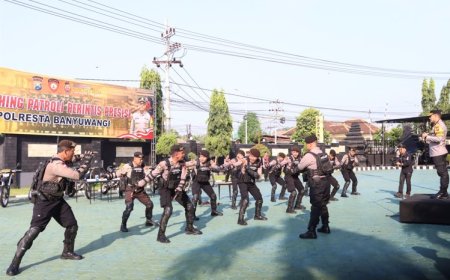 Jaga Kondusifitas Wilayah; Polresta Banyuwangi Resmi Luncurkan Tim Patroli Samapta Presisi untuk Tingkatkan Keamanan