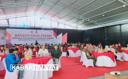 Jelang Bulan Ramadhan Serentak Kapolres Gelar Baksos Polri Presisi Bersama Mahasiswa