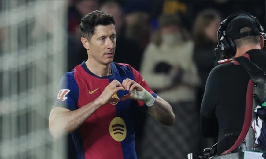 Robert Lewandowski Bawa Barcelona Kalahkan Rayo Vallecano dan Pimpin La Liga Sementara