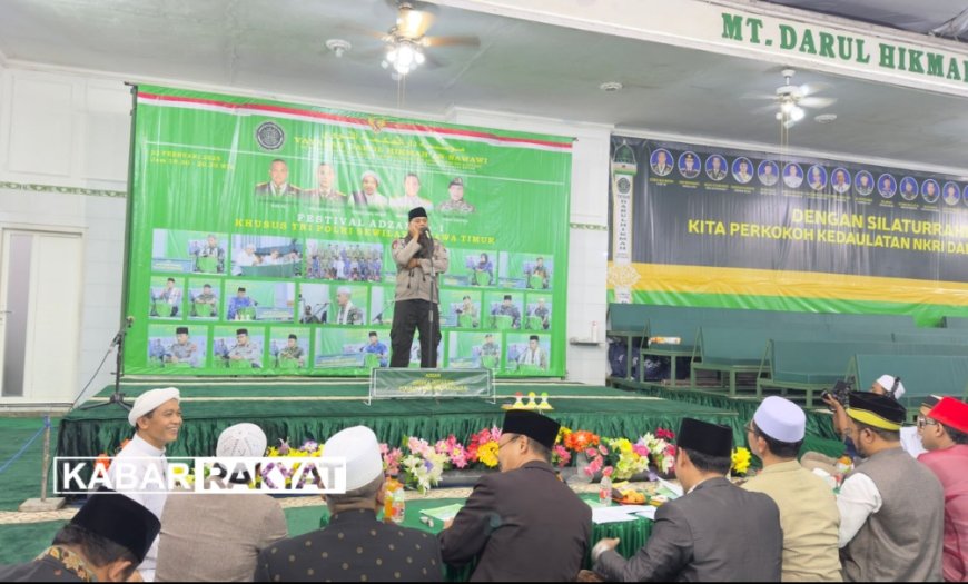 Ikuti Lomba Azdan Anggota Polres Sampang Juara 1 Dalam Festival Sholawat ke VII Se- Jawa Timur 