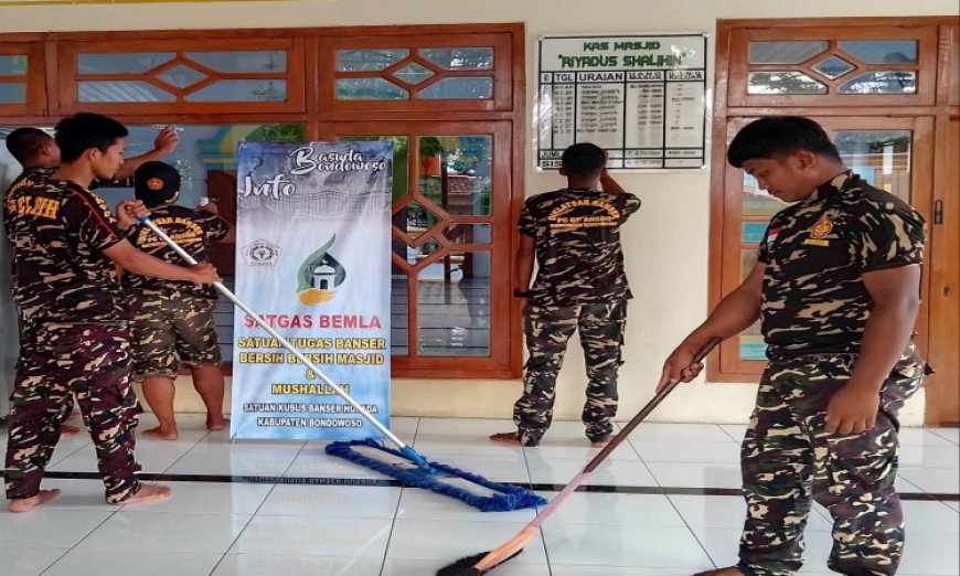 Jelang Ramadhan, Banser Husada Bondowoso Laksanakan Program Satgas BEMLA