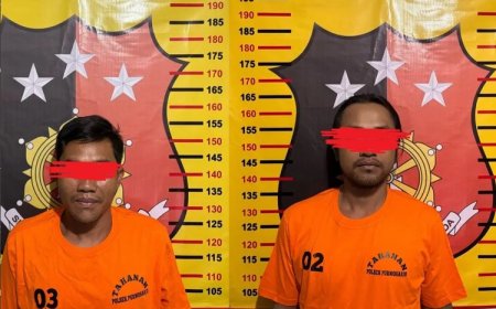 Polisi Tangkap Dua Orang Pembobol Toko Kelontong di Kecamatan Purwoharjo Banyuwangi