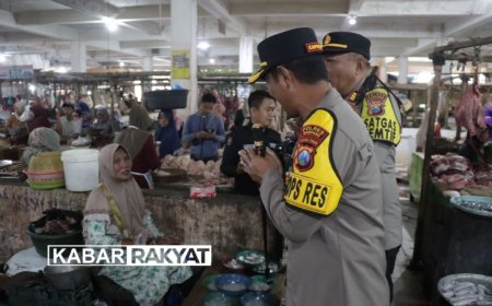 Cek Harga Bahan Pokok Dibulan Puasa, Kapolres Sampang Dan Satgas Pangan Turun Langsung Kepasar Srimagunan