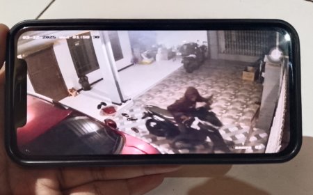 Maling di Jombang Sikat Motor, Uang Rp10 Juta di Jok Ikut Raib