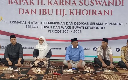 Pisah kenang Eks Bupati dan Wakil Bupati Situbondo, Disambut Hangat Oleh Mas Rio