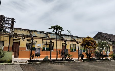 Duh, Sekolah Dasar di Jember Ini Beratapkan Langit