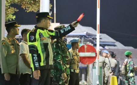 Kapolresta Banyuwangi Tinjau Kesiapan Pelabuhan Penyeberangan ASDP Ketapang Jelang Operasi Ketupat Semeru 2025