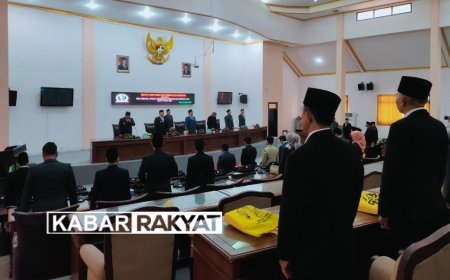 Pertama Tahun 2025 Rapat Paripurna Penyampaian LKPJ Bupati Tahun 2024