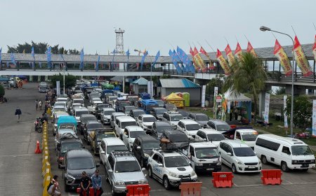 Ratusan Ribu Penumpang Kapal Tinggalkan Bali ke Jawa Via Pelabuhan Ketapang-Gilmanuk