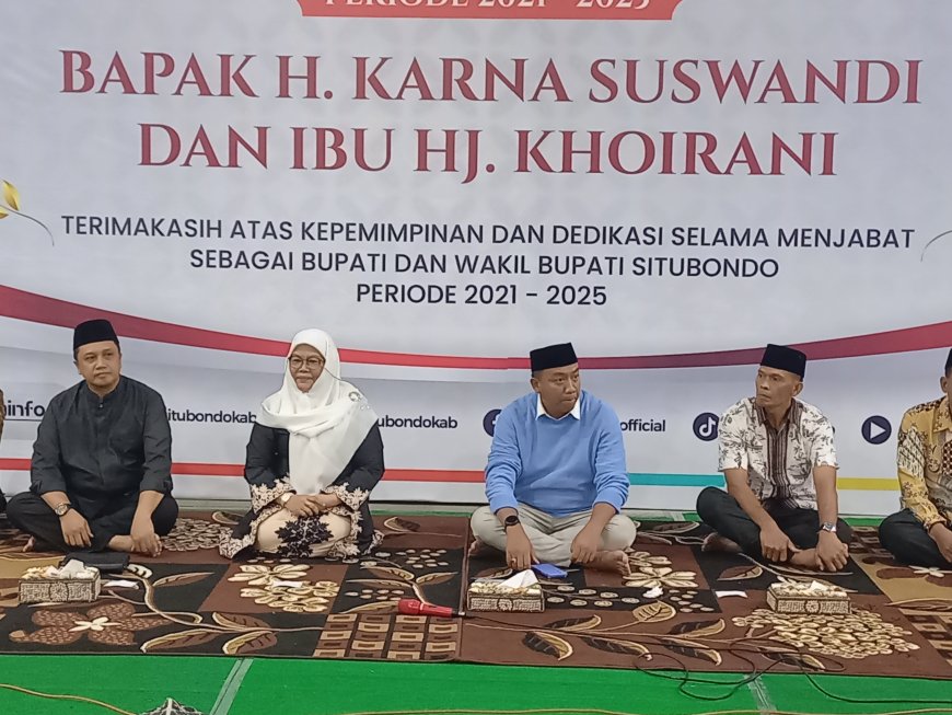 Pisah kenang Eks Bupati dan Wakil Bupati Situbondo, Disambut Hangat Oleh Mas Rio