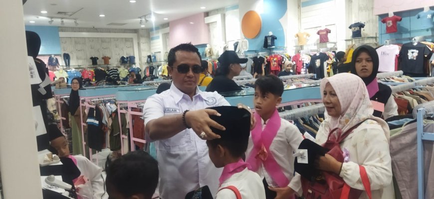 DPD REI Jember, Ajak 150 Anak Yatim Berbuka dan Belanja Gratis