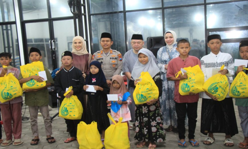 Kapolres Bondowoso Silaturahmi ke Tomas, Sembari Bukber dan Santuni Anak Yatim