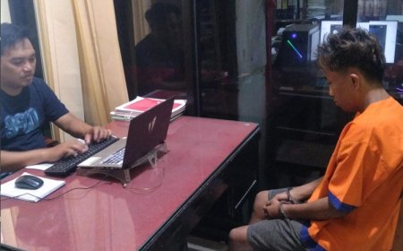 Pemuda Asal Kradenan Kecamatan Purwoharjo Ditangkap Polisi Setelah Curi Sepeda Motor Petani di Pinggir Sawah