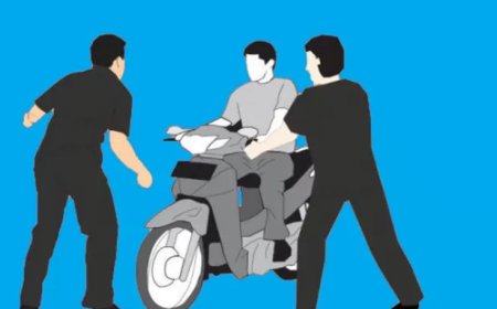 Resahkan Warga, Satreskrim Polresta Banyuwangi Tangkap Dua Debt Collector Diduga Rampas Motor Dijalan.