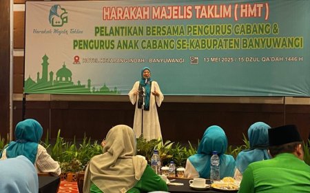 Pengurus Cabang dan Pengurus Anak Cabang Harakah Majelis Taklim Banyuwangi Periode 2025-2030 Resmi Dilantik