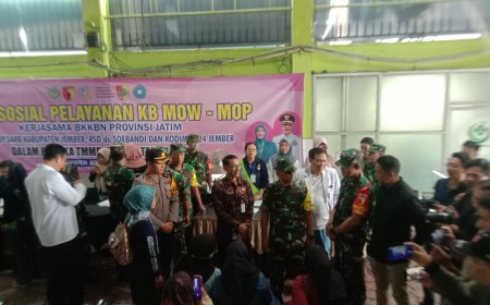 TMMD Ke -124 di Jember Berikan Layanan KB  Untuk Masyarakat umum.