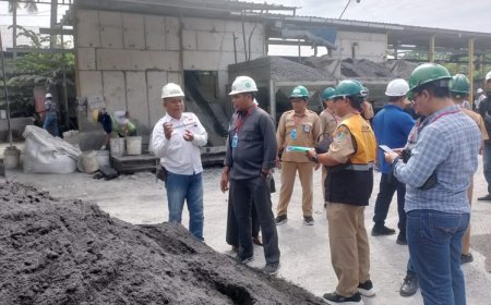 Pastikan Kualitas dan kesiapan, Komisi IV DPRD Banyuwangi Tinjau Lapang Perusahaan Paving