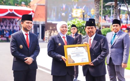 Sekretariat DPRD Kabupaten Banyuwangi Kembali Raih Penghargaan Terbaik JDIH Award Jatim 2025