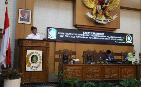 DPRD Banyuwangi Gelar Paripurna Penyampaian Nota Pengantar Dua Raperda Usulan Eksekutif