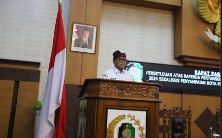 Wakil Bupati Banyuwangi Mujiono Sampaikan Nota Pengantar Perubahan KUA-PPAS Tahun Anggaran 2025