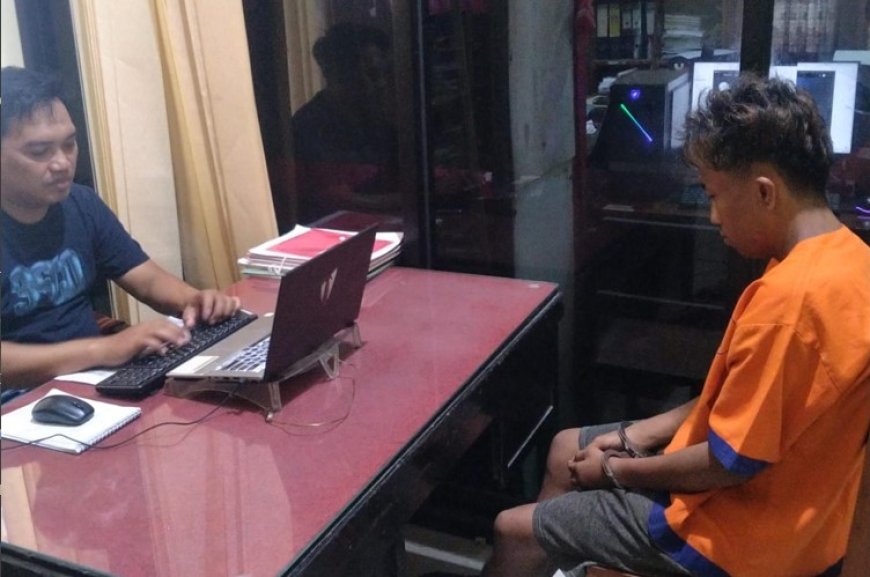 Pemuda Asal Kradenan Kecamatan Purwoharjo Ditangkap Polisi Setelah Curi Sepeda Motor Petani di Pinggir Sawah