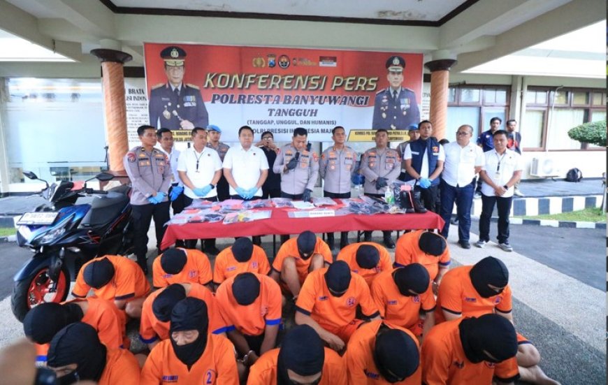 Operasi Pekat Semeru, Polresta Banyuwangi Ungkap Aksi Kejahatan Komplotan Polisi Gadungan