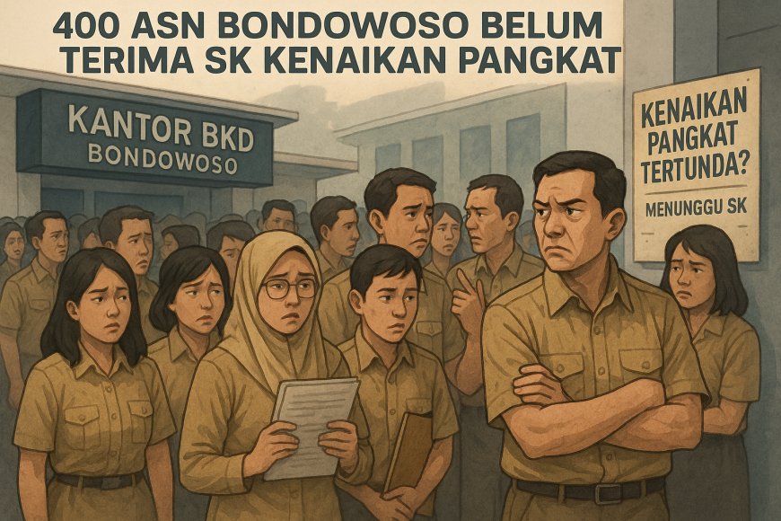 400 ASN di Bondowoso Belum Terima SK Kenaikan Pangkat, BKPSDM: Masih Proses Telaah Regulasi
