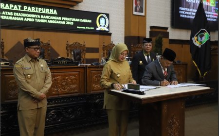 DPRD Banyuwangi Sahkan Perubahan APBD Tahun Anggaran 2025