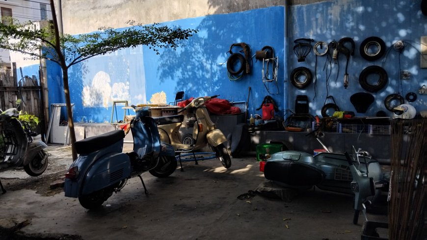 Onderdil Vespa Buatan Jember Tembus Pasar Mancanegara