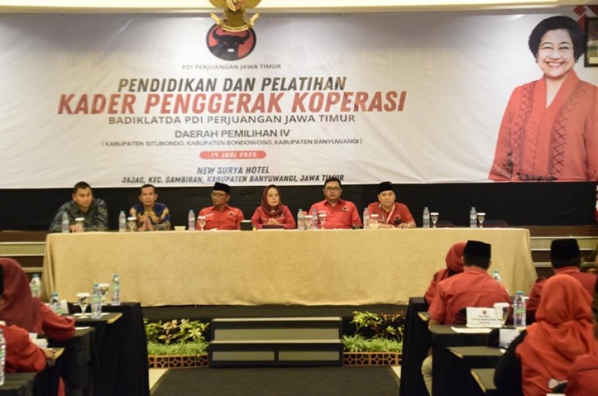 Ratusan Kader PDI Perjuangan Banyuwangi Ikuti Diklat Perkoperasian, Siap Gerakkan Organisasi Ekonomi Rakyat