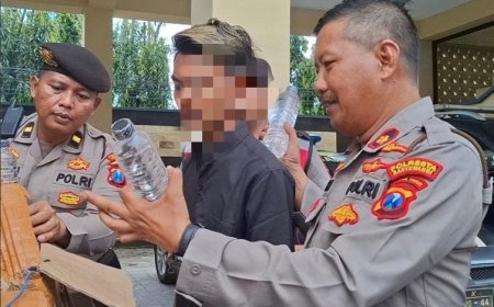 Patroli Perintis Presisi Polresta Banyuwangi Gagalkan Pengiriman Ribuan Botol Arak