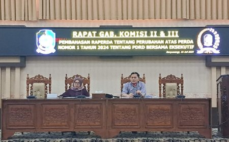 Lanjutan Pembahasan Perubahan Perda PDRD, Pansus DPRD Banyuwangi Nilai Kenaikan NJOP Terlalu Tinggi