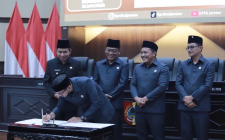 Perubahan KUA-PPAS 2025 diteken, Pemkab Jember Fokus Pada Sektor Kesahatan dan Infrastruktur