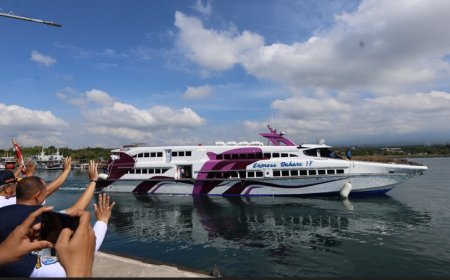 Alternatif Transportasi Baru, Kapal Cepat Banyuwangi-Denpasar Mulai Beroperasi