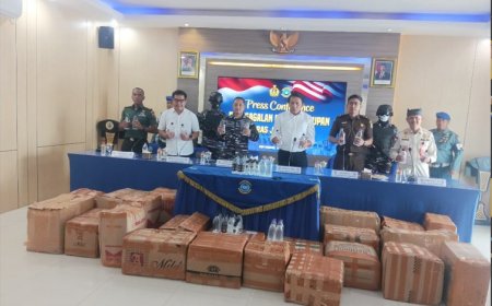 Lanal Banyuwangi Gagalkan Penyelundupan Ribuan Botol Miras Tradisional Arak Bali Lewat Bus, Tiga Orang Diamankan