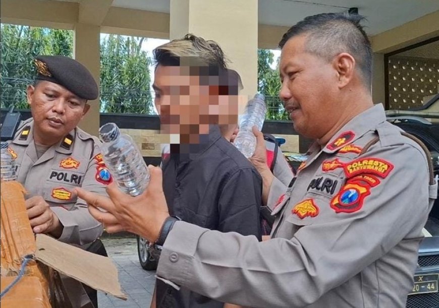 Patroli Perintis Presisi Polresta Banyuwangi Gagalkan Pengiriman Ribuan Botol Arak
