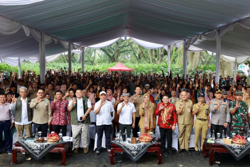 Menhut Serahkan SK Persetujuan Pelepasan Kawasan Hutan untuk Warga Pancer Banyuwangi