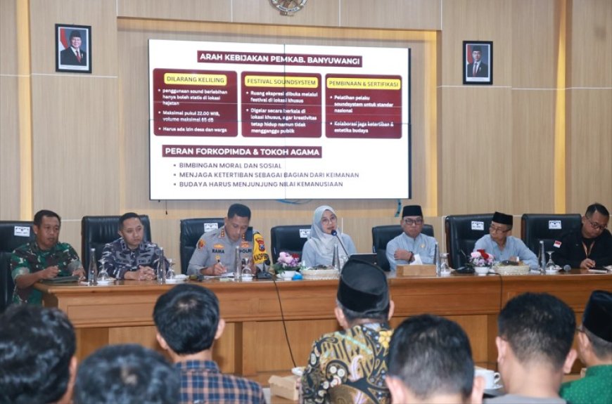 Forkopimda Banyuwangi Terbitkan Kesepakatan Atur Karnaval Hingga Sound Horeg