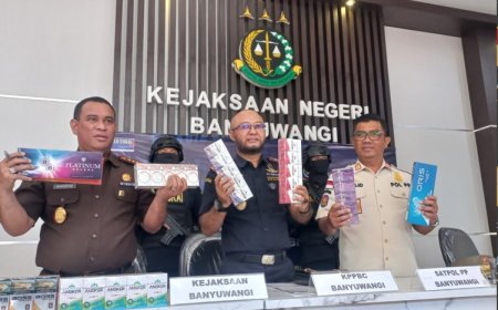 Bea Cukai Ungkap Peredaran Rokok Ilegal di Kecamatan Kalibaru Banyuwangi, Rugikan Negara Ratusan Juta