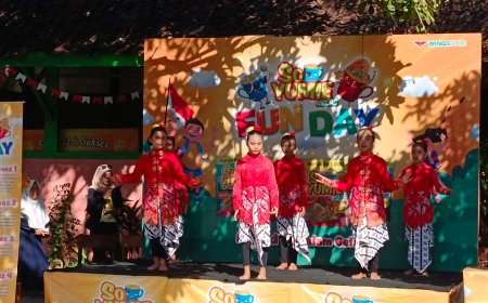 Kolaborasi SDN Blindungan 1 dan So Yumie, Meriahkan HUT ke-107 Sekolah dengan Lomba Seni dan Kreativitas