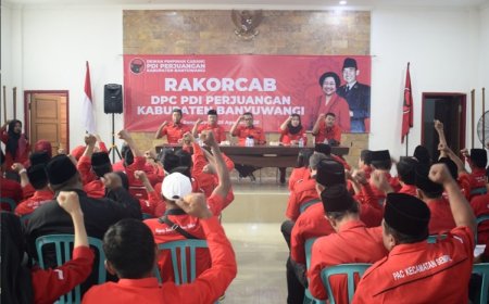 DPC PDI Perjuangan Banyuwangi Rakorcab Persiapan Konferda dan Konfercab