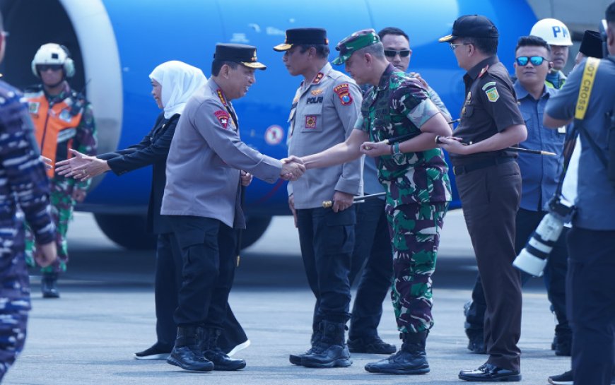Pangdam Brawijaya Sambut Hangat Kunjungan Kerja Kapolri di Jawa Timur