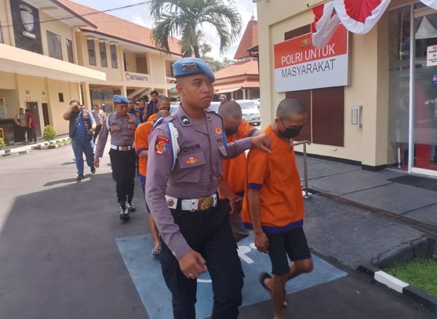 Satreskrim Polresta Banyuwangi Tangkap 2 Pelaku Curanmor dan 4 Penadah Hasil Curian