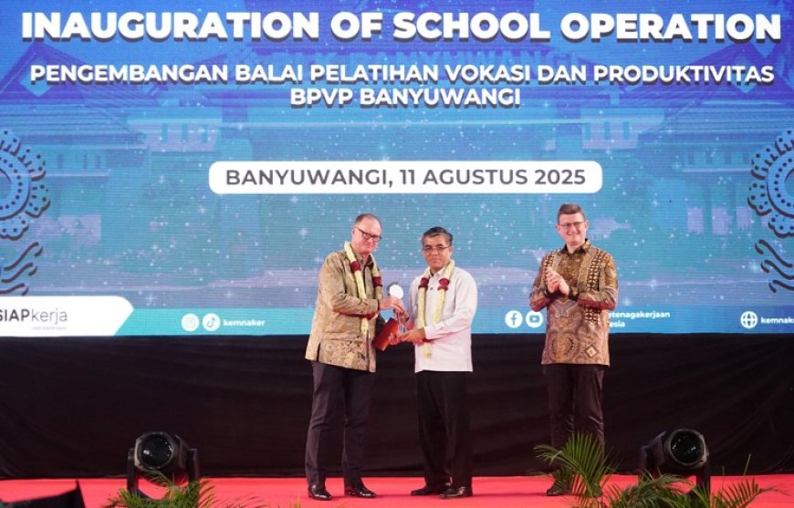 Kemnaker dan Austria Perkuat Kerja Sama Pelatihan Vokasi di BPVP Banyuwangi