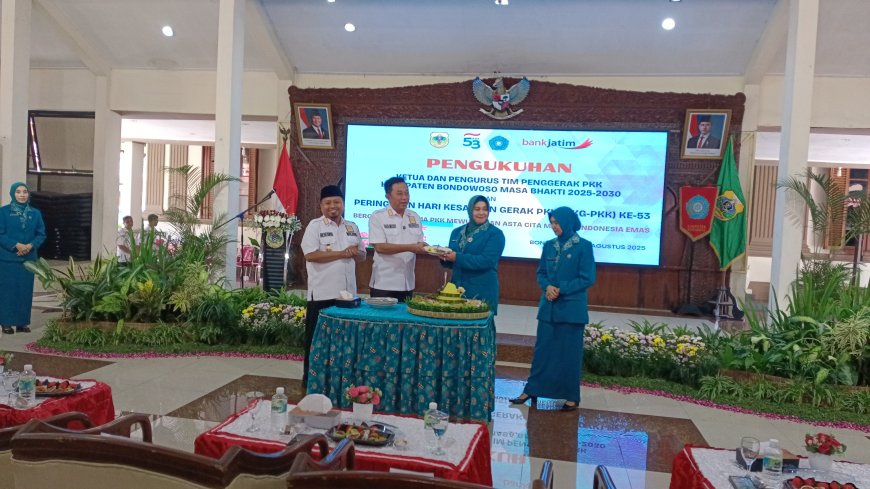 Bupati Bondowoso Resmikan PKK, Teguhkan Komitmen Menuju Indonesia Emas 2045