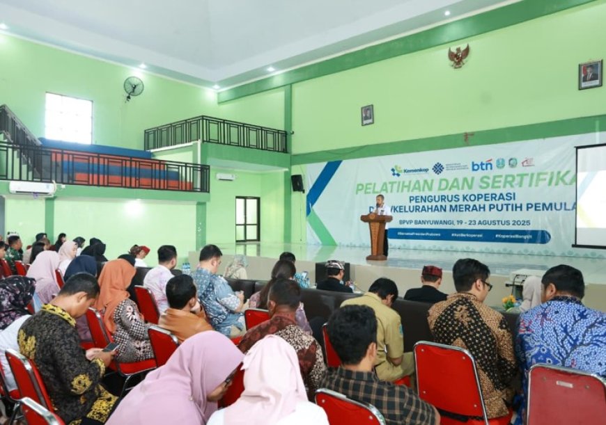 Kemenkop UKM Jadikan Banyuwangi Pilot Project Sertifikasi Koperasi Merah Putih