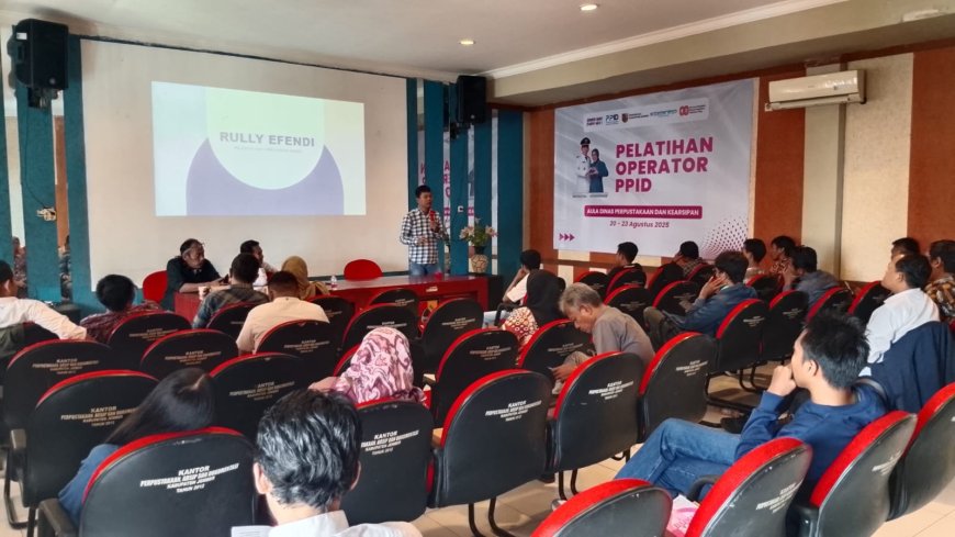 Tingkatkan Keterbukaan Informasi Publik, Diskominfo Jember Gelar Pelatihan Operator PPID