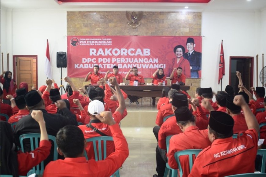 DPC PDI Perjuangan Banyuwangi Rakorcab Persiapan Konferda dan Konfercab
